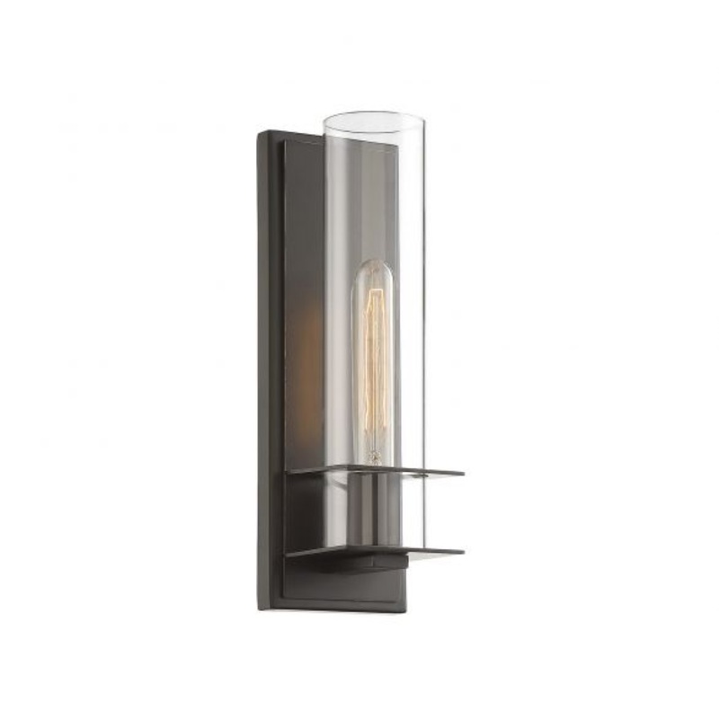 Hartford 1-Light Wall Sconce in Classic Bronze - I58423337955
