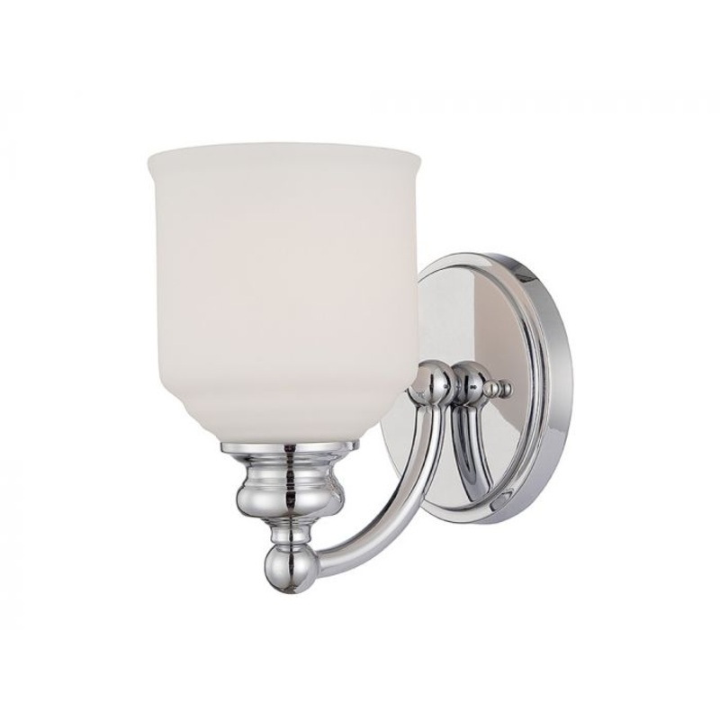 Melrose 1-Light Wall Sconce in Polished Chrome - I58423337986