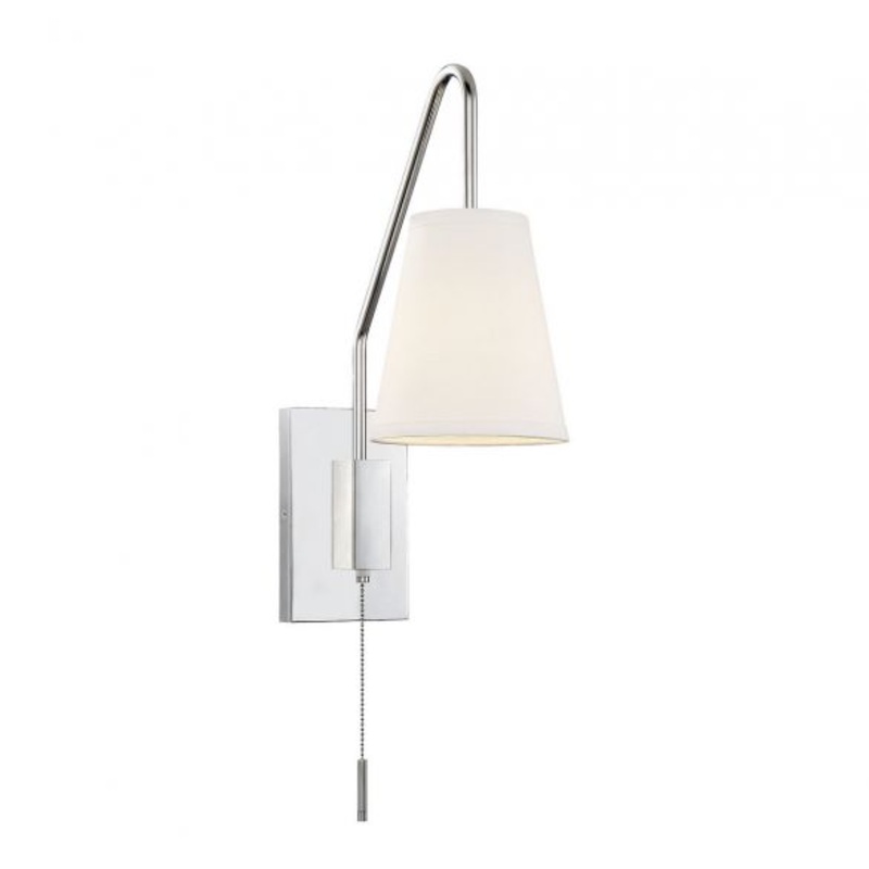 Owen 1-Light Adjustable Wall Sconce in Polished Nickel - I58423337938