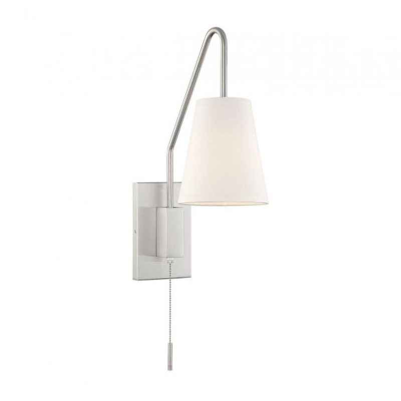 Owen 1-Light Adjustable Wall Sconce in Satin Nickel - I58423337939