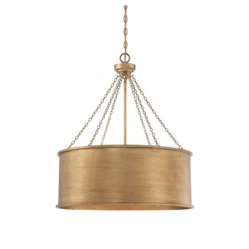 Rochester 6-Light Pendant in Gold Patina - I58423337907