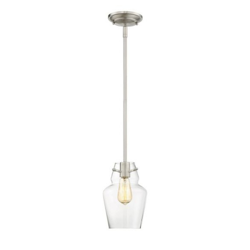 Vintage 1-Light Mini-Pendant in Satin Nickel - I58423337981