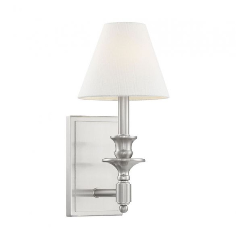 Washburn 1-Light Wall Sconce in Satin Nickel - I58423337952