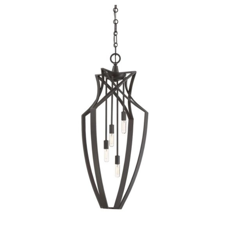 Windsung 4-Light Pendant in English Bronze - I58423337884