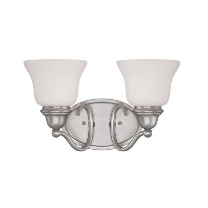 Yates 2-Light Bathroom Vanity Light in Pewter - I58423338051