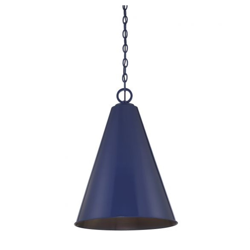 1-Light Pendant in Navy Blue - I58423337864