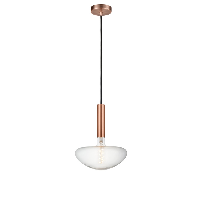 Edison - 1 Light - 10 inch - Antique Copper - Cord hung - Mini Pendant - I58423337301