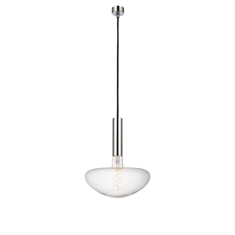 Edison - 1 Light - 10 inch - Polished Chrome - Cord hung - Mini Pendant - I58423337285