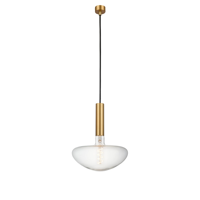 Edison - 1 Light - 10 inch - Satin Gold - Cord hung - Mini Pendant - I58423337277
