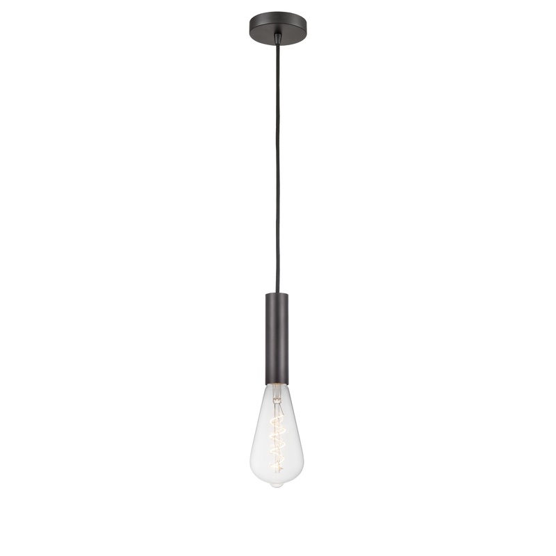 Edison - 1 Light - 4 inch - Oil Rubbed Bronze - Cord hung - Mini Pendant - I58423337288