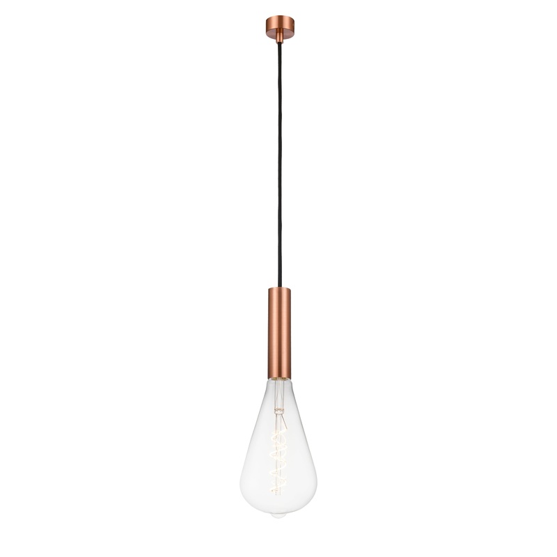 Edison - 1 Light - 5 inch - Antique Copper - Cord hung - Mini Pendant - I58423337303