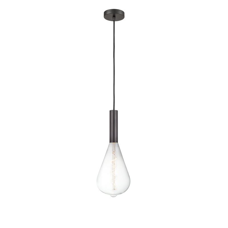 Edison - 1 Light - 7 inch - Oil Rubbed Bronze - Cord hung - Mini Pendant - I58423337290