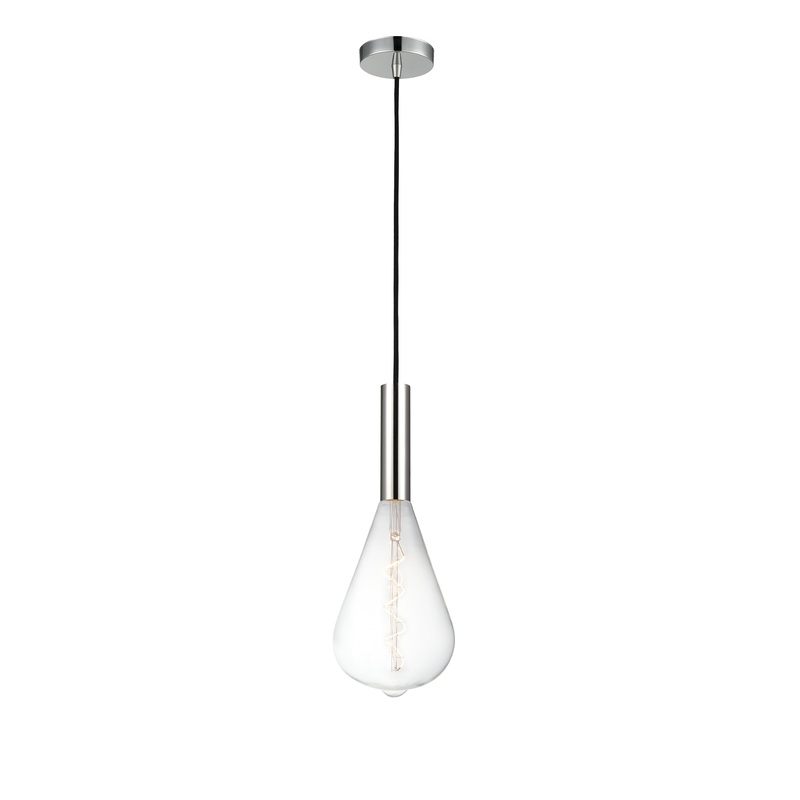 Edison - 1 Light - 7 inch - Polished Chrome - Cord hung - Mini Pendant - I58423337286